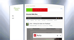 Desktop Screenshot of alexander-mueller.net