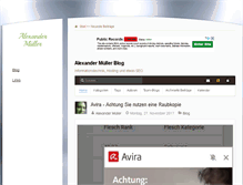 Tablet Screenshot of alexander-mueller.net